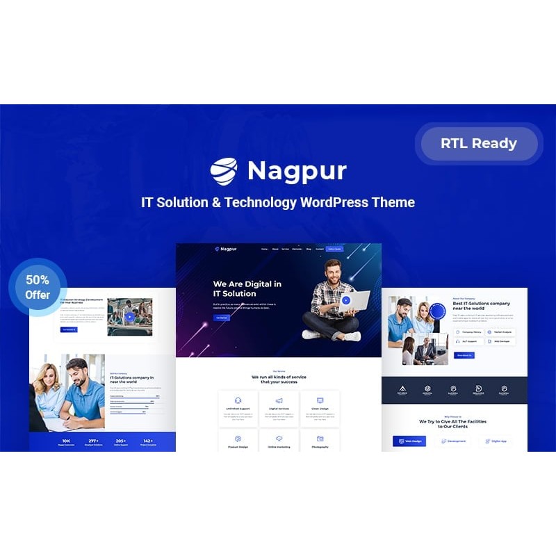 Nagpur IT Solution & Technology Responsive WordPress Theme