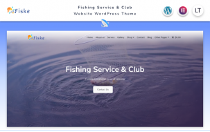 Fiske - Fishing Service and Club Elementor WordPress Theme