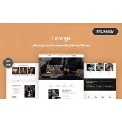 Lowgo - Attorney, Law & Lawyer WordPress Theme