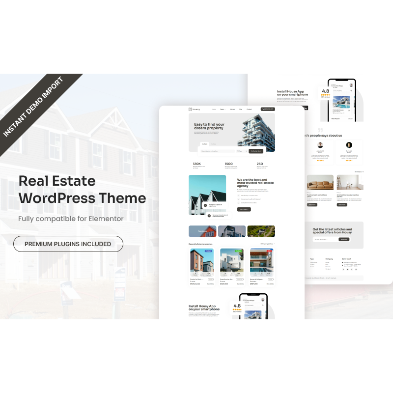 Housy - Real Estate WordPress Theme