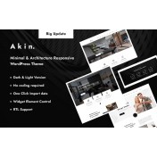 Akin - Minimal and Architecture Responsive WordPress Theme