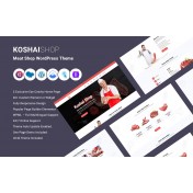 Koshaishop - Meat Shop WordPress Theme