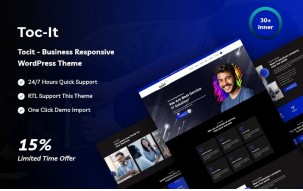 Tocit - Business Responsive WordPress Theme