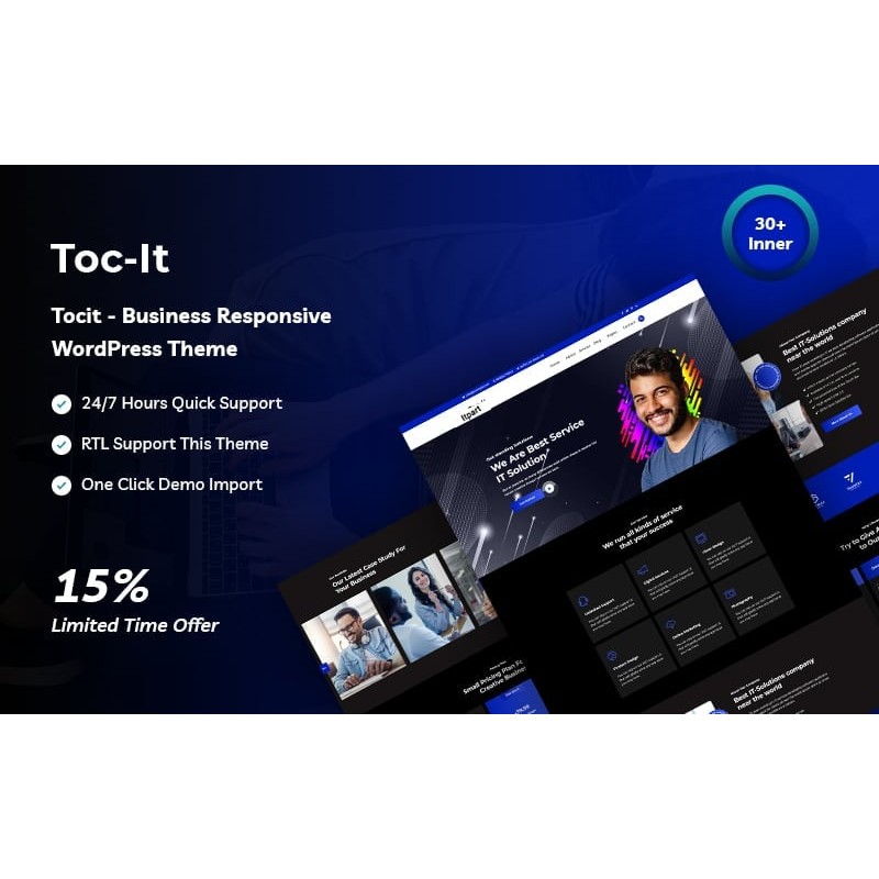 Tocit - Business Responsive WordPress Theme