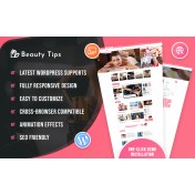 Beauty Tips Blog WordPress Theme