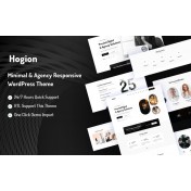 Hogion Minimal & Agency Responsive WordPress Theme