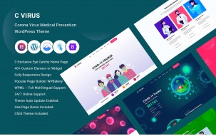 Cvirus - Corona virus Medical Prevention WordPress Theme