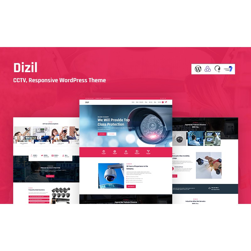 Dizil - CCTV Responsive WordPress Theme