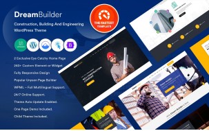Dream Builder - Construction, Building And Engineering WordPress Theme