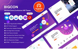 Bigcon - Multiple Event,Conference And Meetup WordPress Theme