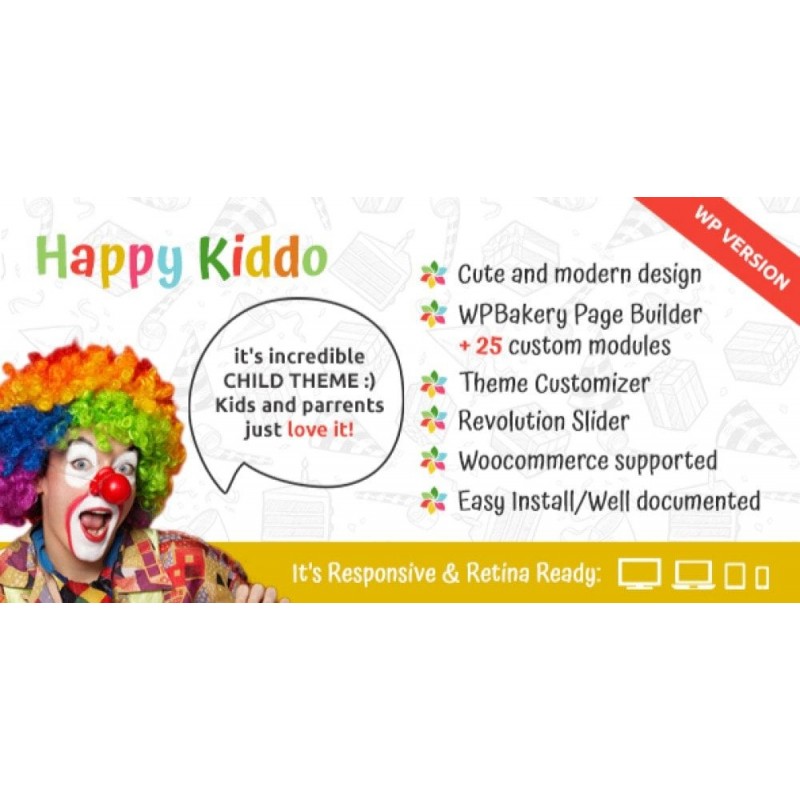 Happy Kiddo - Multipurpose Kids WordPress Theme