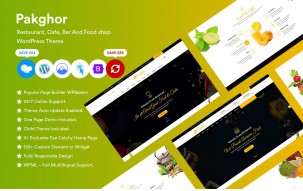 Pakghor - Restaurant, Cafe, Bar And Food Shop WordPress Theme