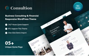 Сonsultionit - Responsive Consulting and Financial WordPress Theme