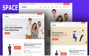 Space- Technology & IT Solutions Wordpress Theme