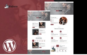 Caftato Tatoo Artist WordPress Theme
