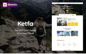 Ketfa &ndash; Tour and Travel Agency WordPress Theme