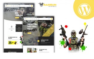 Rangun Paintball And Extreme Sports WordPress Theme