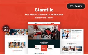 Starntile - Fuel Station, Gas Pump & Architecture WordPress Theme