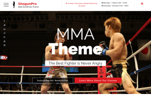 ShogunPro - MMA WordPress Theme