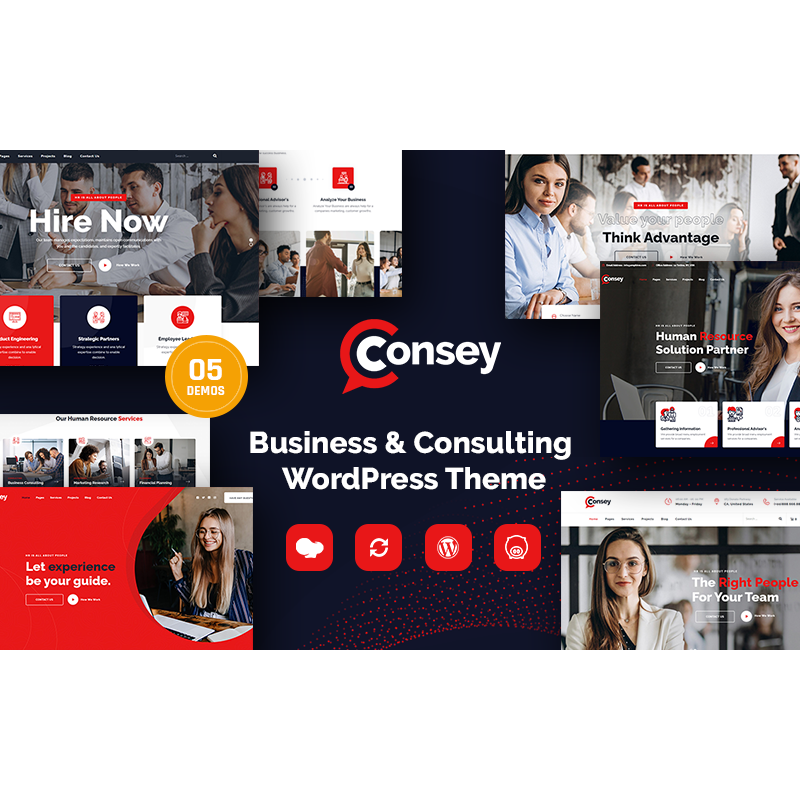 Consey - Business and Consultation WordPress Theme