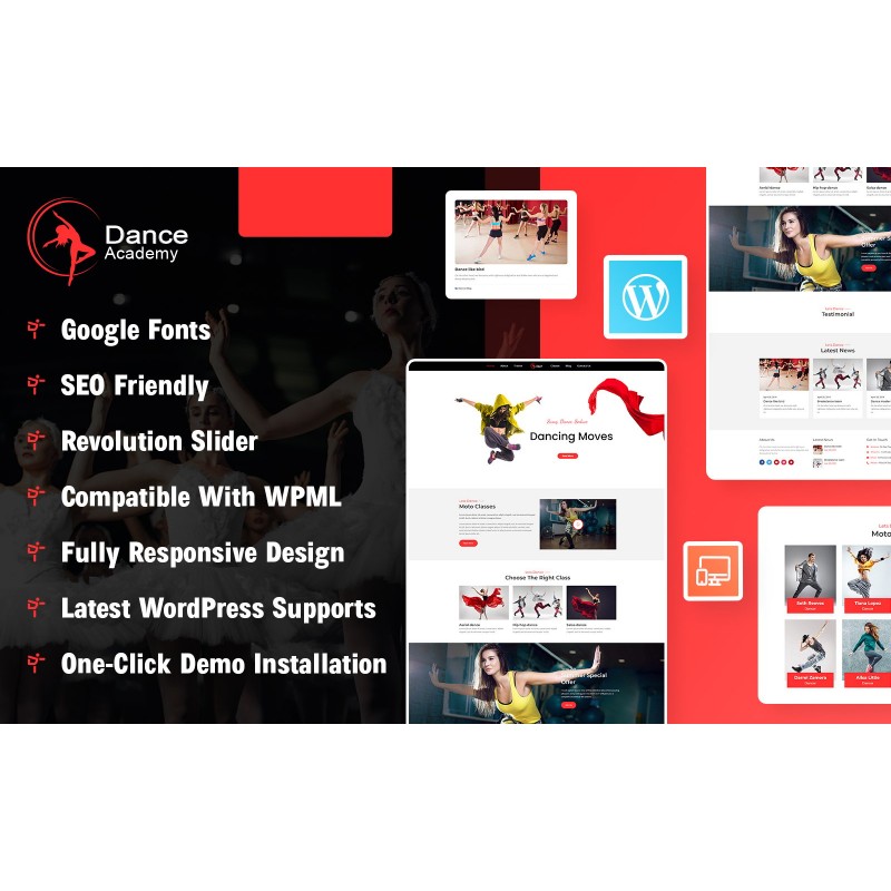 Dance Academy WordPress Theme