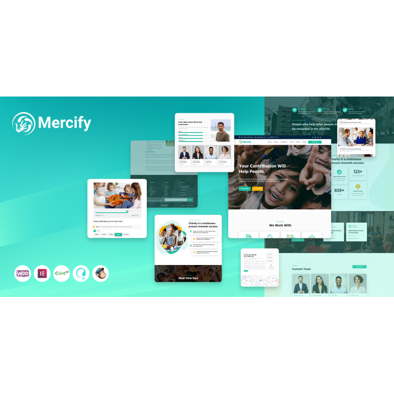 Mercify - Nonprofit, Charity, Donation and Fundraising WordPress Theme