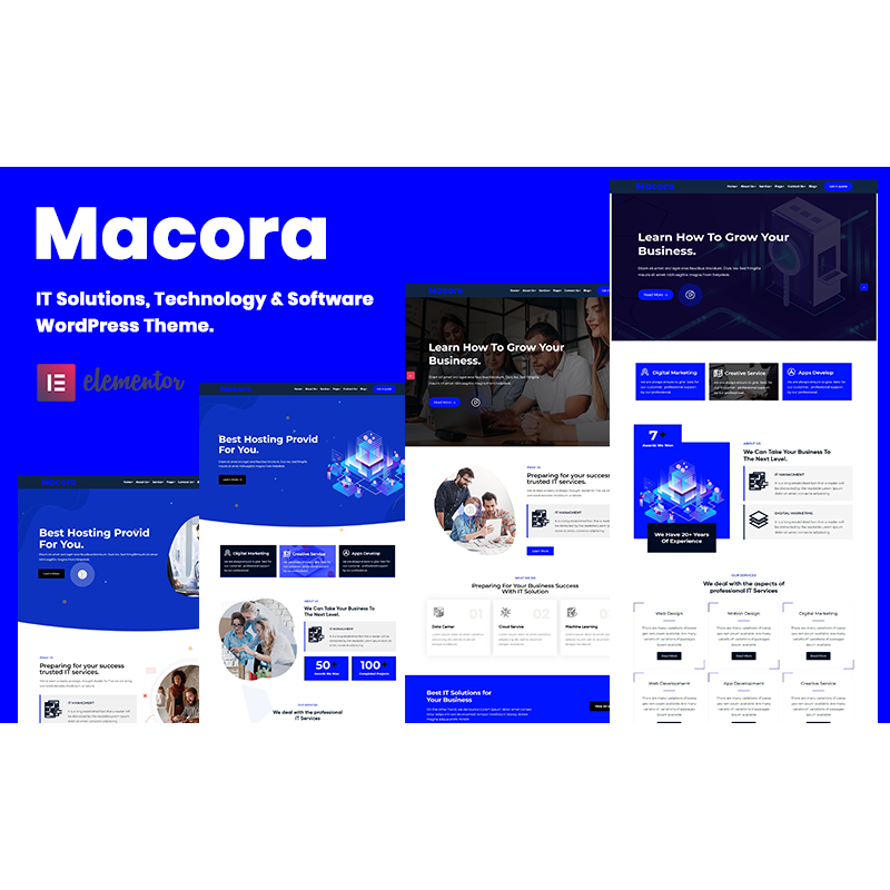Macoro - Digital Agency & Multipurpose WordPress Theme
