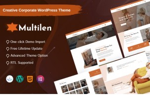 Multilen - Psychology Counseling Business Company WordPress Theme