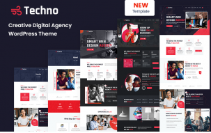Creative Digital Agency Elementor WordPress Theme.