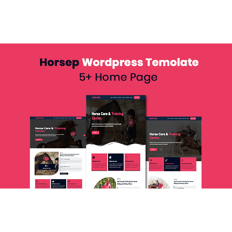 Horsep - Equestrian and Horse Riding, Racing WordPress Theme