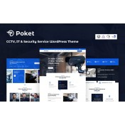 Poket - CCTV, IT And Security Service Responsive WordPress Theme