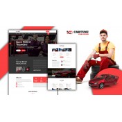 Powar-Cartune Car Repair Services Landing Page WordPress Theme
