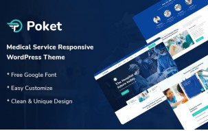 Poket - Medical Service Responsive WordPress Theme