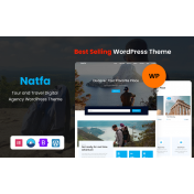 Natfa - Tour and Travel Digital Agency WordPress Theme