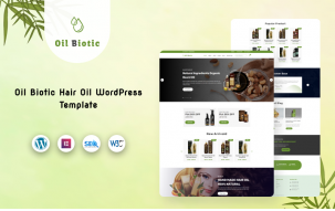 Oilbiotic - Hair Oil Wordpress Theme