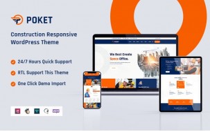 Poket &ndash; Construction Responsive WordPress Theme