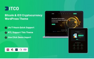 Bitco - Bitcoin And ICO Cryptocurrency Responsive WordPress Theme