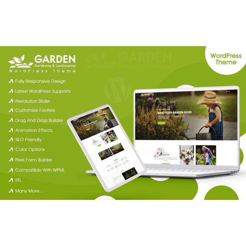 Garden - Gardening and Landscaping WordPress Theme