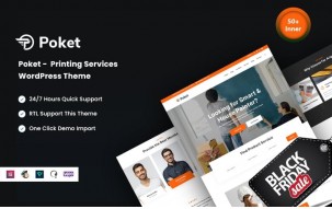 Poket - Printing Services WordPress Theme