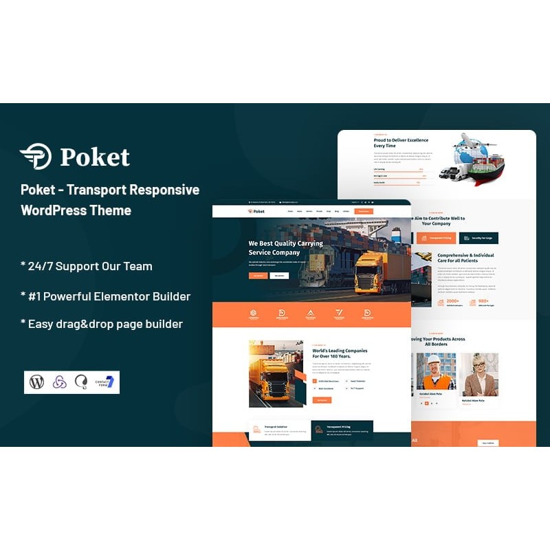 Poket - Transport Responsive WordPress Theme