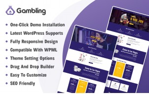 Casino and Gambling WordPress Theme