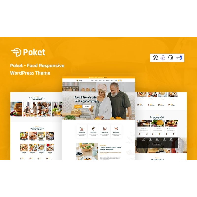 Poket - Food Responsive WordPress Theme