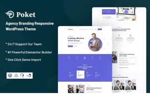Poket - Agency Branding Responsive WordPress Theme