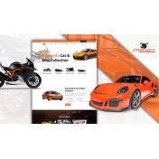 Powar-Carency Car And Automobile Showroom One Page WordPress Theme