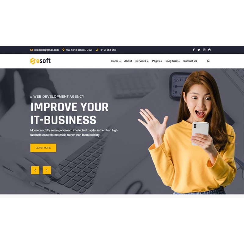 Besoft - Technology & Software WordPress Theme.
