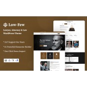 Lowfew - Lawyer and Attorney Responsive WordPress Theme