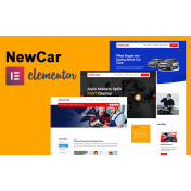 Newcar - Car wash and mechanic Elementor WordPress Theme