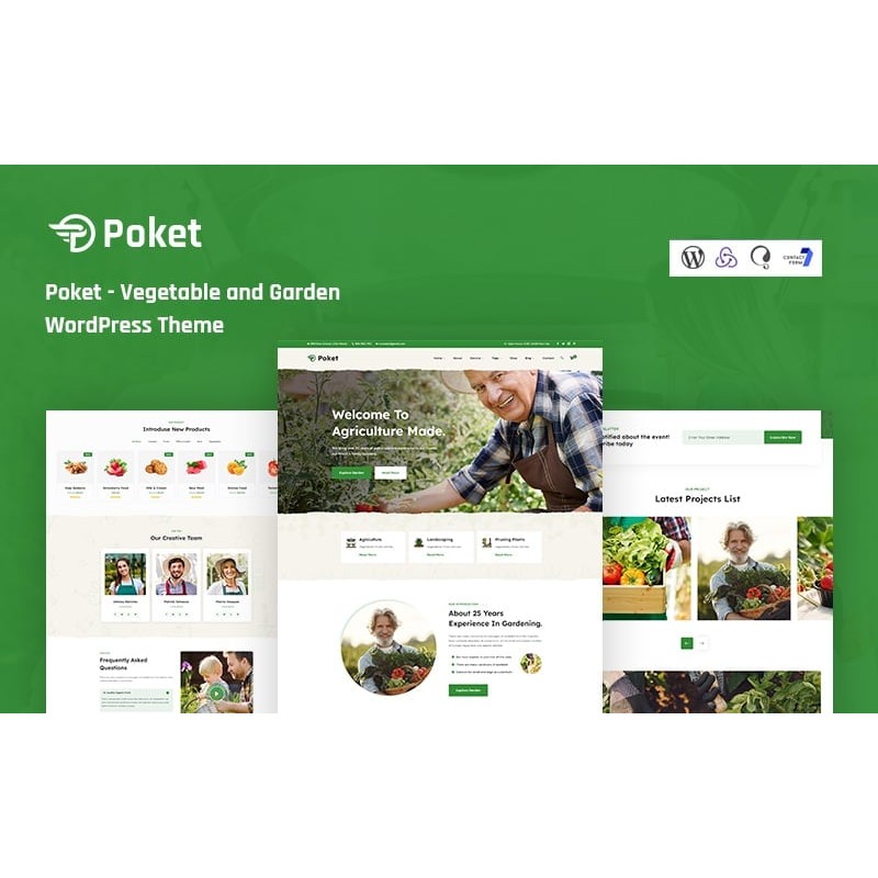 Poket - Vegetable and Garden WordPress Theme