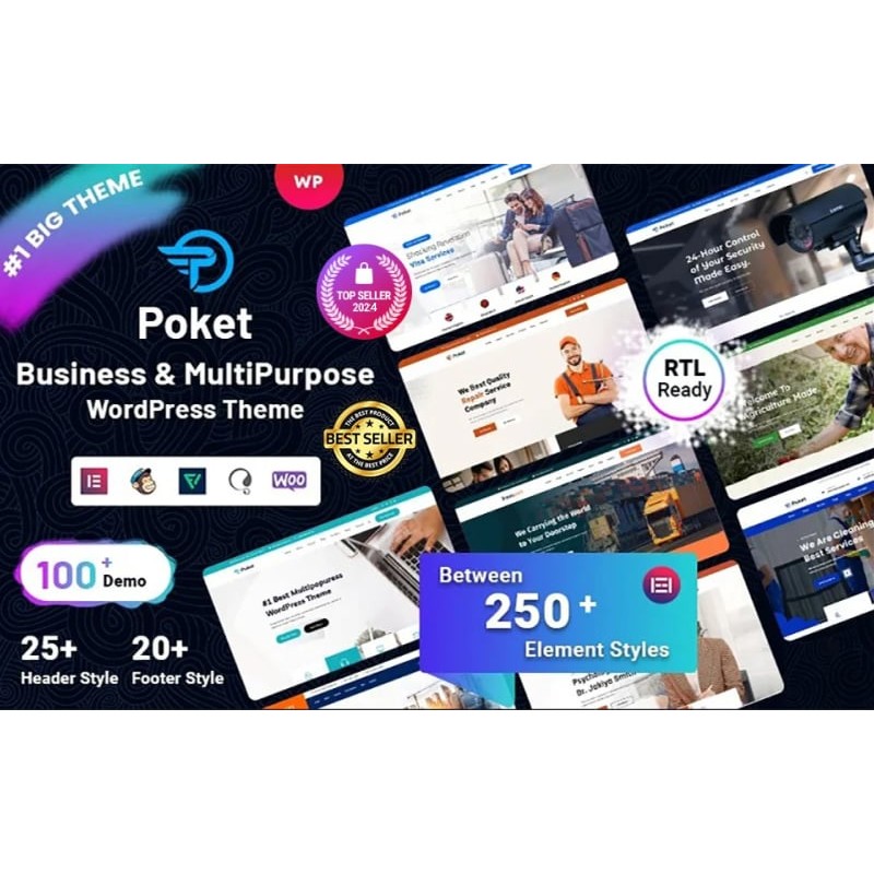 Poket - Business And Multipurpose Responsive WordPress Theme