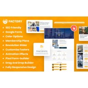 Factory - Industrial Business WordPress Theme